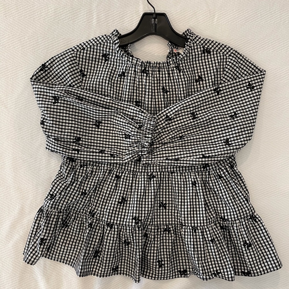 J Crew Girls Tiered Blouse